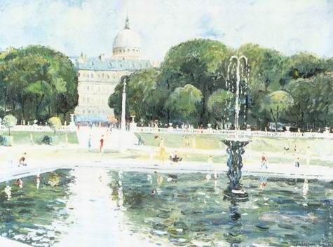 Paris Scene oil painting